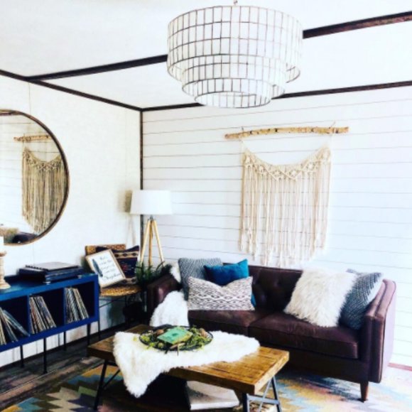 Braided Indie Bohemian Macrame Wall Decor/Tapestry - Picture 9 of 11